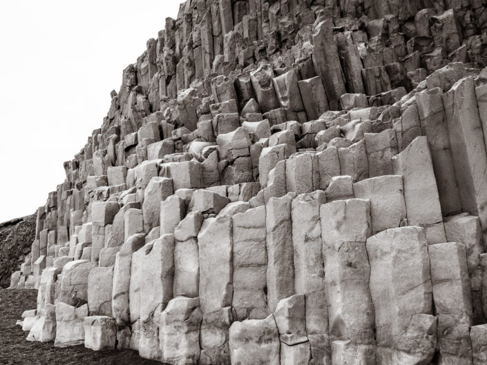 Basalt columns in Vík