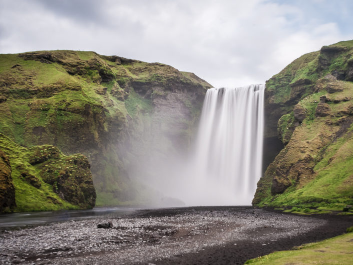 Skógafoss waterfall