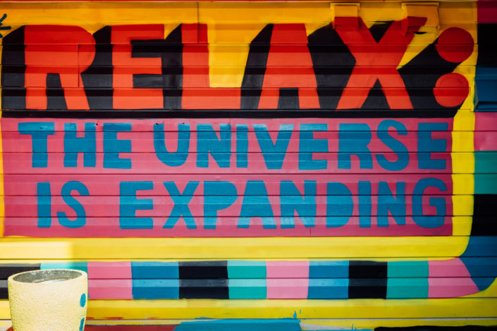 We are croutons floating in cosmic soup by David Shillinglaw